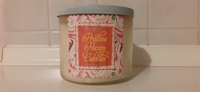 Bath & Body Works 3 Docht Kerze Duftkerze Candle *Praline Pecan Cobbler* 411 Gra