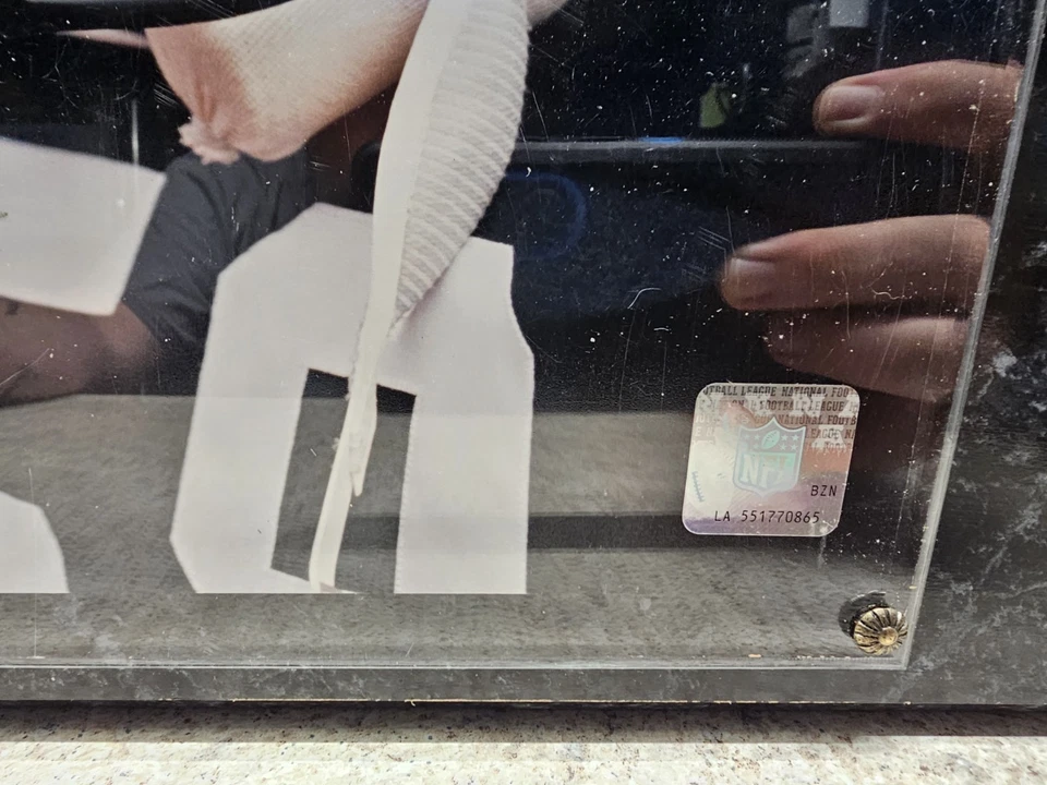 Archivo de fotos de Jack Lambert Pittsburgh Steelers NFL 2007 8x10 en placa de 12x15 Foto 3 de 4