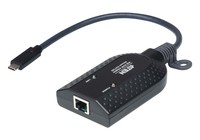 KA7183 ATEN USB-C Virtual Media KVM Adapter USB Schwarz C RJ-45 Männlich ~D~