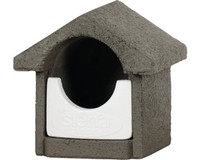 Nistkasten Siena Garden Holzbeton Grau HalbhöHlenbrüTer Holzbeton Kiefer, Fichte