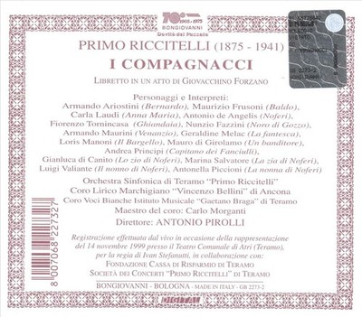 PRIMO RICCITELLI: I COMPAGNACCI NEW CD