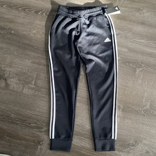 adidas Women's 3-Stripes Track Pants Black Size Small NWT Item 1748333