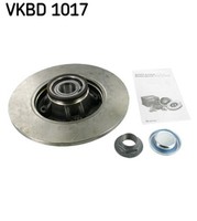 2X SKF Bremsscheibe Vkbd 1017 FüR Crossback 308 CitroËN Peugeot DS C4 CC DS4 SW