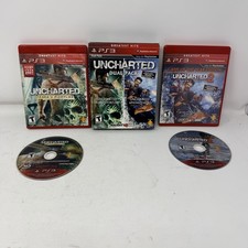 Uncharted Dual Pack (Sony PlayStation 3, 2011) PS3 Complete, Tested 