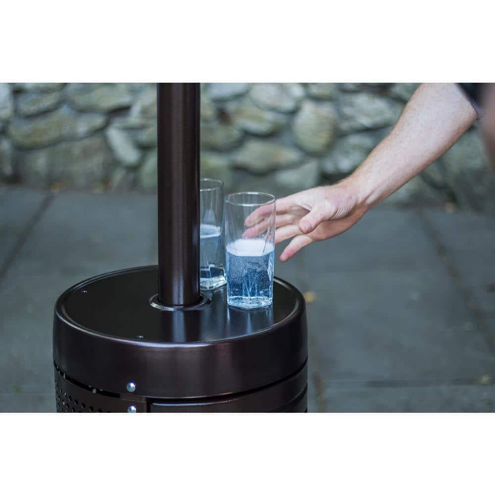 Hampton Bay Propane Gas Patio Heater Outdoor 38,200 BTU Bronze Heat