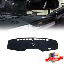 For 2015-2020 Ford Mustang Black Car Dashboard Dash Mat Anti-sun Sunsheild Pad