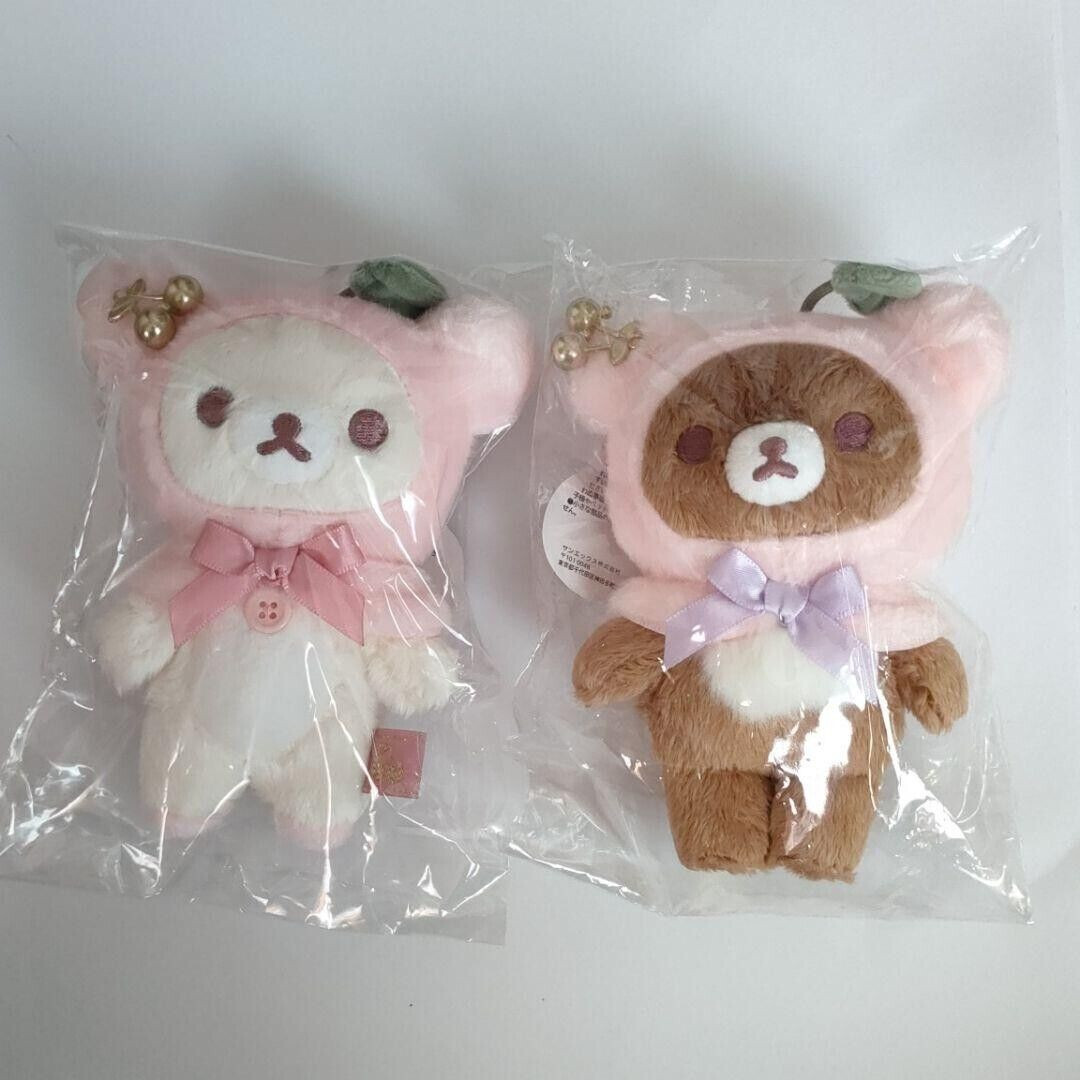 Chairoikoguma & Korilakkuma Plush Jewel Cherry Keychain | eBay