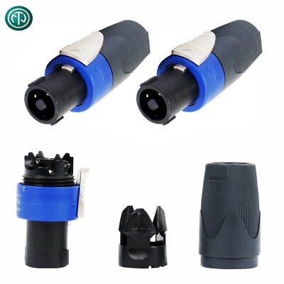 Neutrik NL4FX Speakon 4 poliger Kabelstecker Verbinder - 2 Stecker