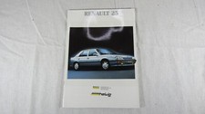 Renault 25 Prospekt, stand Juni 1989, gebraucht