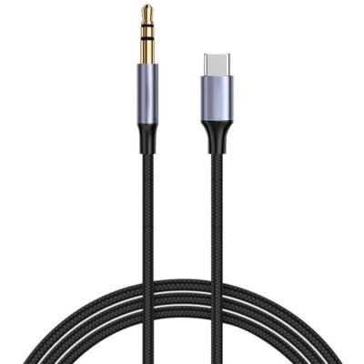 Type-C to 3.5mm Car Phone AUX Audio DAC Cable For Samsung Galaxy S21 FE 5G G990U
