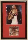 Taylor Swift Signed Autographed Framed RED Cd Cover Psa/Dna 12x18