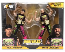 AEW Unrivaled Young Bucks 2-Pack Matt And Nick Jackson 6” Set Amazon Exclusive