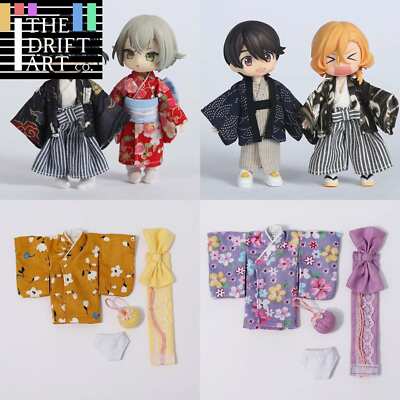 Clothes - Kimono Japanese Costume For 1:12 BJD doll OB Obitsu 11 Ymy Doll Toy
