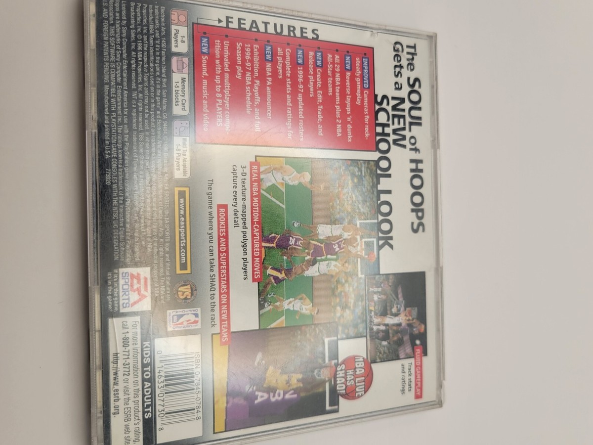 NBA Live 97 and PGA Tour 98 Complete (Playstation One) PS1 Tested CIB