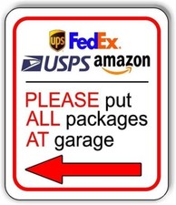 PLEASE put ALL packages At Garage Metal Aluminum Composite Sign
