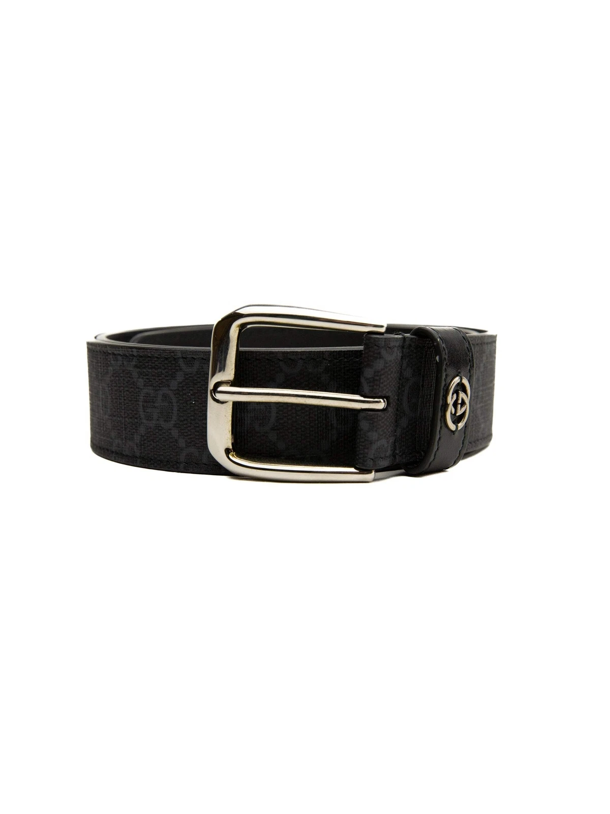 Ceinture homme Gucci boucle réglable noire 30 noire NEUVE