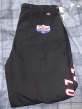 Dickies BLACK Lucas Oil Pants Trousers SIZE 44UU Embroidered BNWOT + 2 KEYRINGS