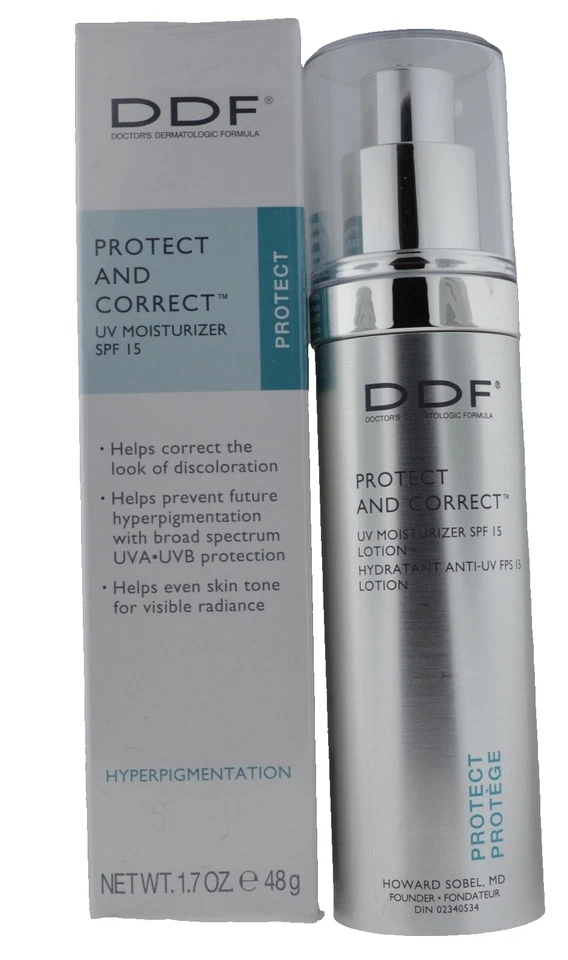 Crema hidratante UV DDF Protect and Correct FPS 15 1,7 OZ Foto 2 de 4