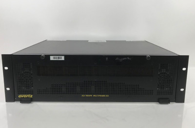 Evertz 7800FR MultiFrame Loaded w/ x4 Cards 7736CE2-A4