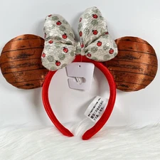 2021 Disney Parks Epcot Food & Wine Festival Minnie Orchard Ears Headband NEW
