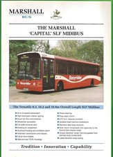 Marshall Specification Sheet - Capital SLF Midibus - Isle of Man DMN20R - 1990s