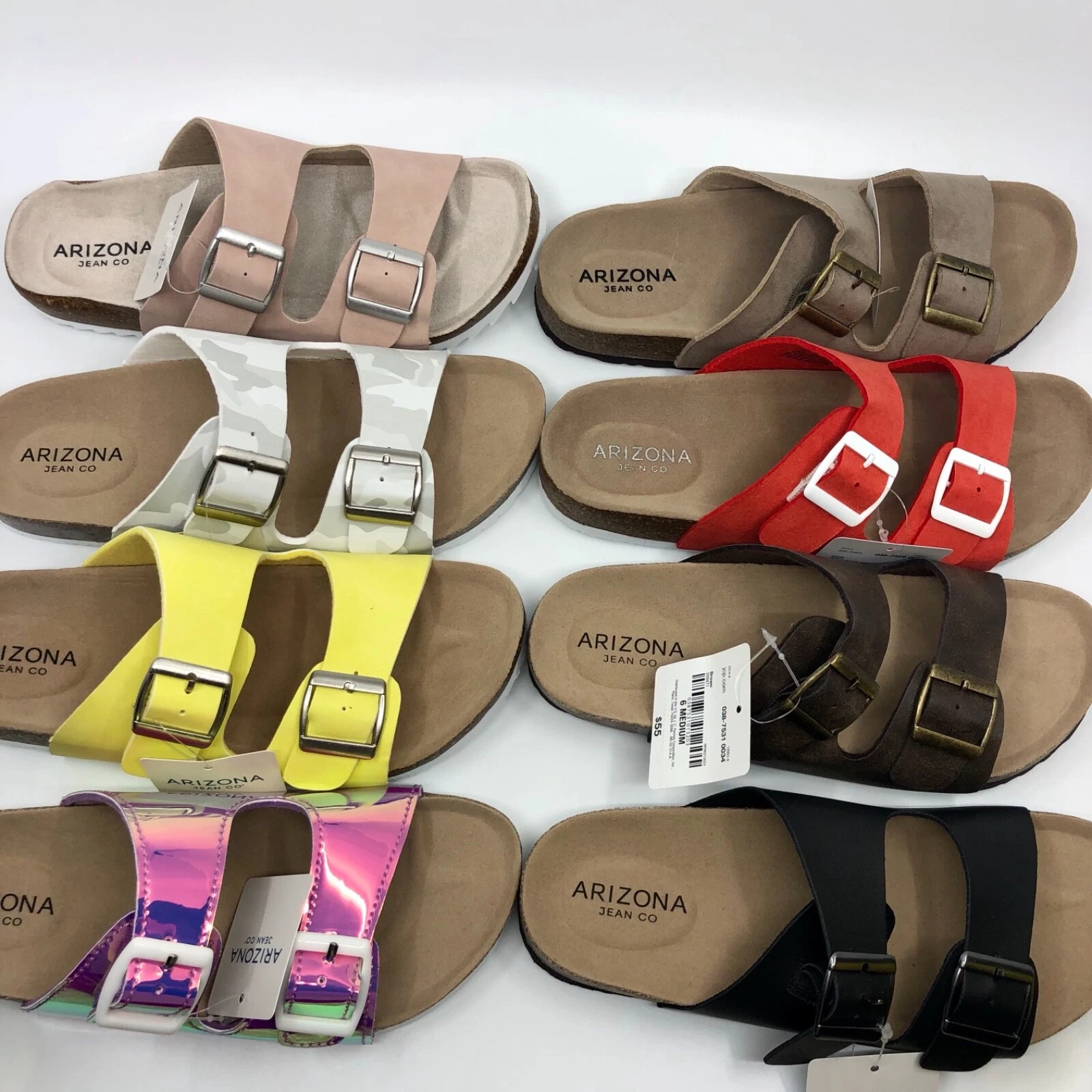 Arizona Jean Co women’s footbed sandals
