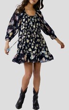 Free People Camella Swing Floral Mini Dress M