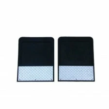 Go Industries D70764SET Dually Mud Flap Set Diamond Tread For 03-23 Ram Dually