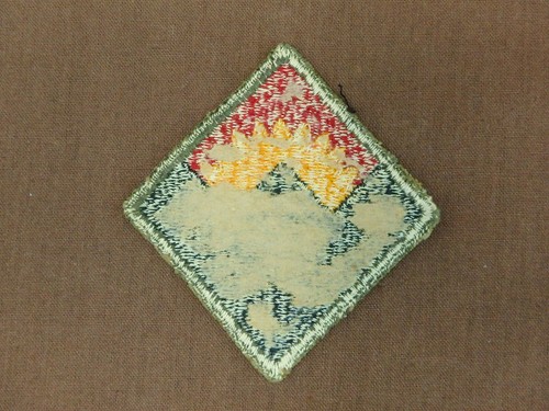 WW2 U.S. ARMY ANTI AIRCRAFT COMMAND, WESTERN PATCH ORIGINAL  NO UV GLOW    C - Picture 2 of 2