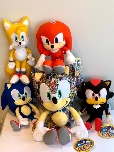 Sonic the Hedgehog хвосты костяшки тени плюшевая кукла мягкая подлинная игрушка SEGA - Изображение 3 из 4