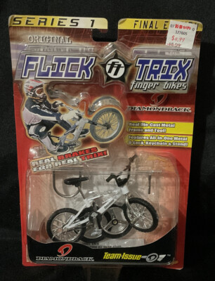 2000 Series Original Flick Trix Finger White Diamond Back BMX Bike Team Issue