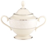 Lenox Pearl Innocence Platinum-banded Fine China Sugar Bowl, New, Free Shipping on sale Lenox Pearl Innocence Platinum-banded Fine China Sugar Bowl, New, Free Shipping on sale