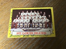 Autographed 1973-74Topps Emile Francis. Team card .  HOF.        #G-1