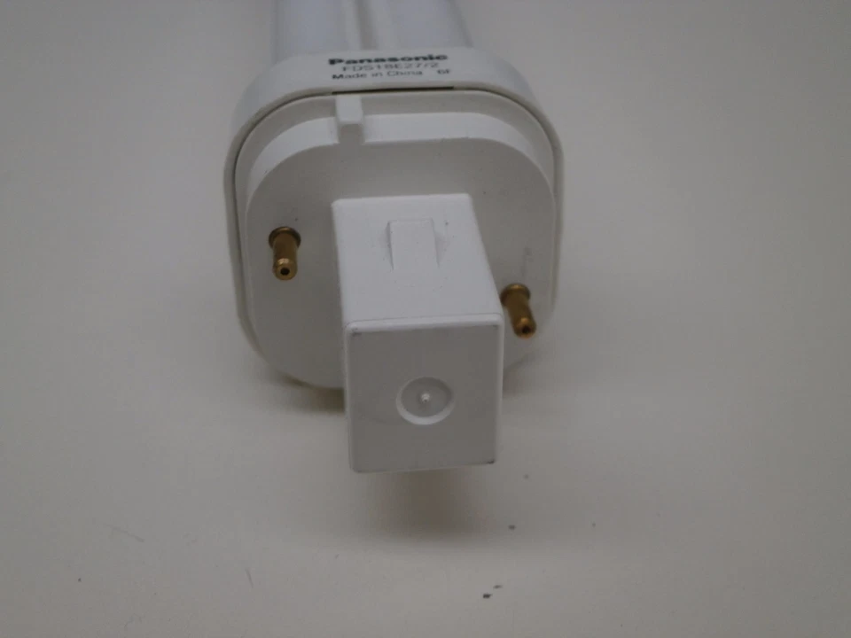 (2-Pack) Panasonic FDS18E27/2 18W Fluorescent Lamp Light Bulb 2-Pin G24d-2 2700K - Image 3 of 4