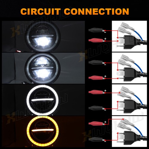 For 1953-1977 Ford F 100 F 250 F 350 Pickup SUPER 7" LED Headlights Sealed Beam - Foto 7 di 9
