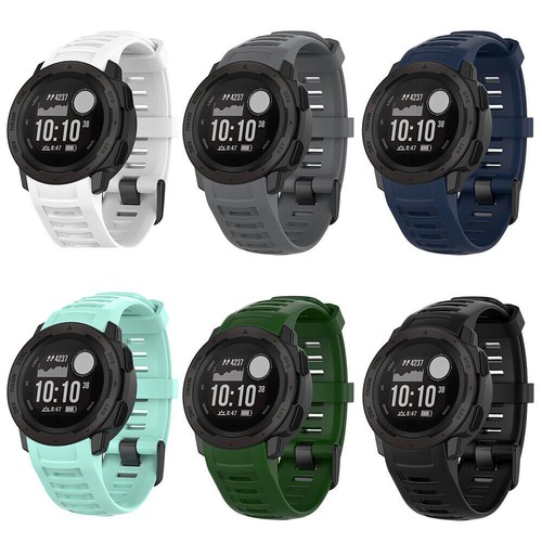 Watch Strap For Garmin Instinct Band Silicone Replace Band Wristband 22MM - Picture 7 of 29