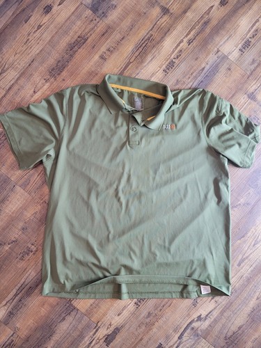 5.11 tactical Green 1/4 Button Shirt Size XXL
