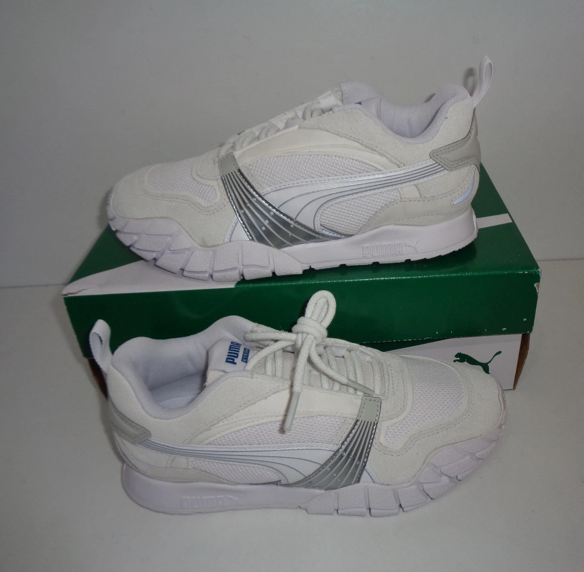 Puma New Ladies White Retro Casual Womens RRP 80 Trainers Shoes
