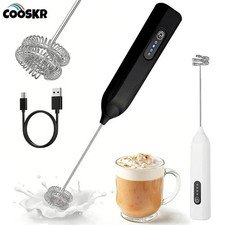 Milchaufschäumer Elektrisch Stab,Usb Wiedera...