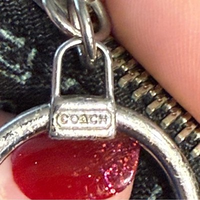 【美品✨希少】COACH コーチ ポピー グラムトート ハート アップリケ Coach Poppy large glam tote Black and Red Graphic graffiti heart