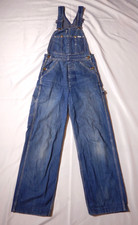 Vintage LEE Donut Button Denim Overalls Workwear