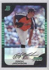 2005 Bowman Draft Chrome Refractor Zach Jackson Zachary Jackson #BDP123 0b0