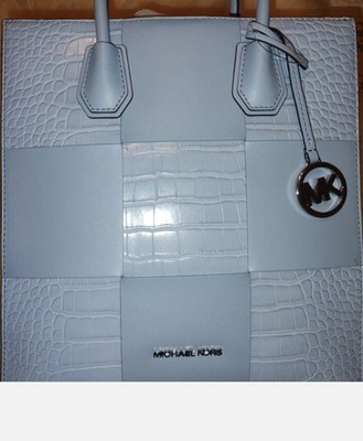 Michael Kors North South Shopper Tote Bag In Pale Blue