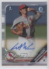 2019 Bowman Chrome Prospects Refractor 357/499 Austin Warner #CPA-AW Auto 0q3