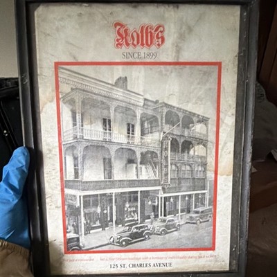 Kolb's Framed Art Print 125 St. Charles Avenue Louisiana Architecture Portrait