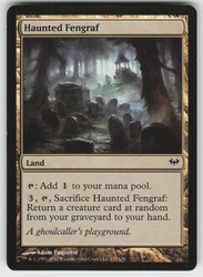 Haunted Fengraf 157/158 Common Dark Ascension MTG