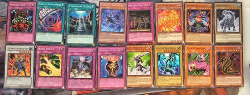 Vintage Yugioh Trading Card Lot 1996 Mixed Conditions Some Holo