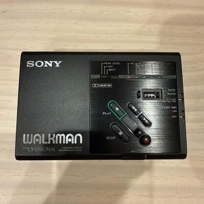 Rare Sony Cassette Tape Player Walkman WM-D3 With Leather Case