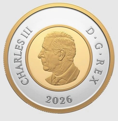 2026 Canada Fine Silver Proof Toonie - Canadian 2 Dollars Coin From Proof Set