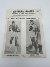Muhammad Ali Vs Cleveland Williams Boxing Program